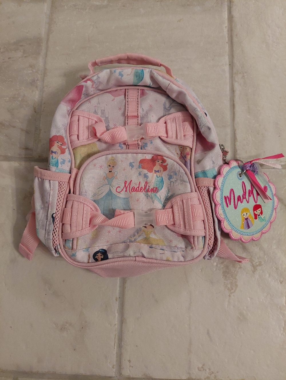 Play Condition Pottery Barn Kids Princess Mini Backpack Embroider Madeline